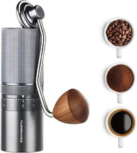 Load image into Gallery viewer, M1 Manual Coffee Grinder – 60 Gear External Adjustment, 7-Star Stainless Steel Conical Burr, 30g Capacity : Perfect for Espresso, French Press, Turkish, Cold Brew - Portable Coffee Grinder