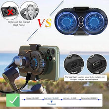 Load image into Gallery viewer, NEVEIKA Phone Cooler, Cellphone Radiator with Dual Semi-Conductor Cooling Chip, Mobile Phones with a Width of 6 to 8 cm for Tiktok Live Streaming, Outdoor Vlog, Mobile Gaming.