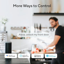 Load image into Gallery viewer, ULTRALOQ Latch 5 World's First Built-in WiFi Smart Lock with NFC, 5-in-1 Keyless Entry Door Lock with App Control, Smart Door Handle Lock with Touch Digital Keypad, Satin Nickel
