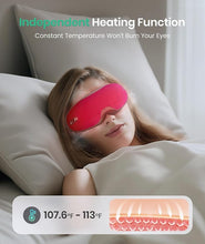 Load image into Gallery viewer, Eye Massager - Christmas Birthday Gifts for Women Men, Heated Eye Massager for Migraines, Relaxation Gifts for Women, Gifts for Mom, Reduce Eye Strain Dry Eye Migraine Relief(Rose)
