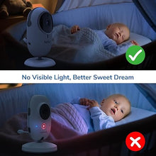 Load image into Gallery viewer, TakTark Baby Monitors with Camera and Audio, 4.3 inches, No Wi-Fi, 2 Way Audio, Night Vision, Digital Zoom, VOX Power Saving, Room Temperature, Ideal for New Parents