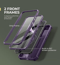 Load image into Gallery viewer, Dexnor for Samsung Galaxy S25 Plus Case with Built-in Slide Camera Cover & Screen Protector &Kickstand,Heavy-Duty Shockproof Rugged Case Full-Body Bumper Cover for Galaxy S25 Plus(2025),Phantom Purple