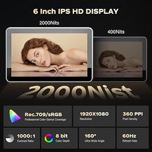 Load image into Gallery viewer, VILTROX DC-X3 Touchscreen Camera Field Monitor,4K HDMI in/Out Camera Video Monitor with Battery Sunshade Hood,Camera Touchscreen Monitor for Sony Canon Nikon?2000nits,3D LUT, SDI in/Out,1920X1080