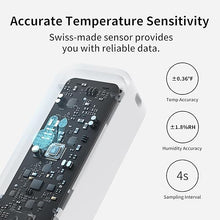 Load image into Gallery viewer, SwitchBot IP65 Indoor Outdoor Hygrometer Thermometer Wireless, 394ft Bluetooth Range, Refrigerator Thermometer, Dewpoint/VPD/Absolute Humidity Sensor, Free Data Storage Export, 2 Years Battery Life