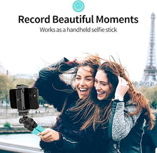 Load image into Gallery viewer, Aureday Phone Tripod, Flexible Tripod for iPhone and Android Cell Phone, Portable Small Tripod with Wireless Remote and Clip for Video Recording/Vlogging/Selfie (Blue)
