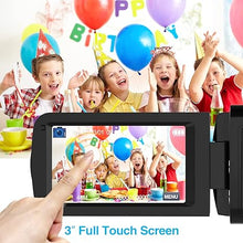 Load image into Gallery viewer, 4K Video Camera, Camcorder with IR Night Vision, Digital Camera, 18X Digital Zoom, APP Connection, Vlogging Camera for YouTube, Video Camera, Built in Microphone, Remote, 3" Touch Screen