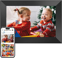 Load image into Gallery viewer, Cozyla Digital Photo Frame WiFi Smart Digital Picture Frame Free Unlimited Storage Share Photo with Family and Friend via App Email Google Photos Instagram Web Browser Photo Frame Electronic 10.1 Inch