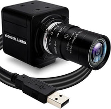 Load image into Gallery viewer, SVPRO 1080P 60fps USB Camera High Speed 260fps@360P,120fps@720P UVC Camera for Golf Swing,Maual Focus Webcam with 5-50mm Varifocal Lens 10X Optical Zoom Video Camera for Computer Laptop