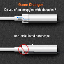 Load image into Gallery viewer, 10FT Articulating Borescope, DXZtoz Inspection Camera with 0.33in Two-Way Steering Snake Camera, Waterproof 1080P Endoscope Camera with Light for Mechanics Electriction Wall Pipe Inspection