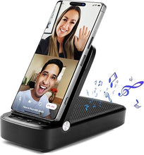 Load image into Gallery viewer, Gifts for Men,Cell Phone Stand with Wireless Bluetooth Speaker for Men Women,HD Surround Sound Speaker Anti-Slip Base for Home,Office,Outdoor Compatible with iPhone/Samsung/iPad Tablet