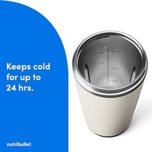 Load image into Gallery viewer, nutribullet Flip Portable Blender with Insulated Cup, Matte Linen, NBPB50350LIN