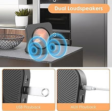 Load image into Gallery viewer, CD Player DVD Player for TV All Region Free Desktop DVD/CD Player for Home with Bluetooth Speakers Display Alarm Clock FM Radio with CD Player USB Card Playback