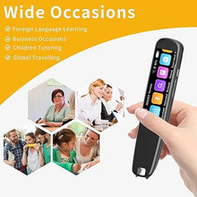 Load image into Gallery viewer, Upgraded Translation Scanning Pen, Mobile Scanner Translator, Reading Pen, 112 Language Translating Device, OCR Digital for Language Learners Business Travel