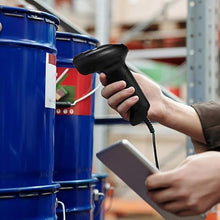 Load image into Gallery viewer, NetumScan Handheld USB 1D Barcode Scanner with Stand, Wired CCD Bar Code Reader for POS System Sensing, Store, Supermarket, Warehouse?Flow Dealz is Faker?
