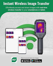 Load image into Gallery viewer, F2W Thermal Camera 256x192 IR Resolution, Thermal Imaging Camera with W-Fi, Super Resolution Image Enhance,-4°F to 1022°F,640x480 3.2" Screen Thermal Imager with 16 GB Storage, Carrying Case