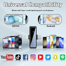 Load image into Gallery viewer, Wireless Lavalier Microphone with Noise Cancellation, 6 Hours of Battery, Wireless Mini Microphone for iPhone, Android, Record Interview, Vlogs