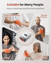 Load image into Gallery viewer, BOB AND BRAD Hand Massager with Heat and Compression, Hand Massager Machine, Shiatsu Hand Massager for Arthritis and Carpal Tunnel, Pain Relief from Wrist to Palm and Finger, FSA and HSA Eligible