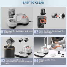 Load image into Gallery viewer, Mattress Vacuum Cleaner, UV Bed Cleaner 12KPa Handheld Upgraded Effectively Clean Up Bed, Pillows, Cloth Sofas, Carpets and Ther Fabric Surfaces