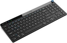 Load image into Gallery viewer, JLab JBuds Wireless Keyboard, Black, 95 Keys, Connect Via Bluetooth or USB Wireless Dongle, Multi-Device Toggle, Soft Touch Keys, Smart Media Knob, Custom User Profiles, Rechargeable (1 Pack)