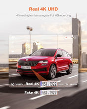 Load image into Gallery viewer, D21 Dash Cam, Real 4K Dash Camera Front 5G WiFi GPS, 3" LCD Super Night Vision Car Camera, 157°Wide Angle Dash Camera for Cars with App, Accident Record, G-Sensor, Parking Mode, 512GB Max