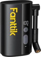 Load image into Gallery viewer, Fanttik X9 Ace Mini Bike Tire Pump, 32s Fast Inflate Bike Pump with Guage, 150PSI Electric Air Pump with Presta and Schrader Valve, Suitable for Road Bike, Mountain Bike, E-Bike, City Bike