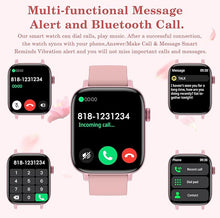 Load image into Gallery viewer, 1.90'' with Smart Watch(Answer/Make Calls),Smart Fitness Tracker Watches for Android/iOS Phones,Bluetooth Call and Text Message/Sleep Monitor/Heart Rate/Step Counter Android Smartwatch for Women Men