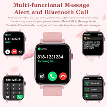 Load image into Gallery viewer, 1.90'' with Smart Watch(Answer/Make Calls),Smart Fitness Tracker Watches for Android/iOS Phones,Bluetooth Call and Text Message/Sleep Monitor/Heart Rate/Step Counter Android Smartwatch for Women Men
