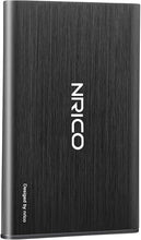 Load image into Gallery viewer, NRICO Ultra Slim 500GB Portable External Hard Drive USB3.0 HDD Storage Compatible for PC, Desktop, Laptop,Mac,PS4, Xbox one (Black, 500, GB)