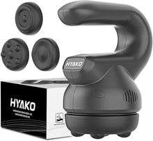 Load image into Gallery viewer, HYAKO Handheld Professional Mini Orbital Buffer Relief Massager, Adjustable Multi-Speed Vibration Deep Tissue Body Chiropractic Massager for Neck, Shoulder, Leg,Back muscle pain relief massage therapy