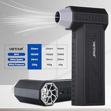 Load image into Gallery viewer, Electric Compressed Air Duster, 150000RPM Handheld Air Blower for Gift Replace-Compressed-Air-Cans Car-Keyboard Clean Kits, 8000mAh Rechargeable Dryer-Air-Blower Mini Turbo Jet Fan for Cleaning