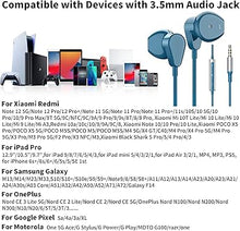 Load image into Gallery viewer, 3.5mm Headphones Wired Earphones for Samsung Galaxy A25 A15 A12 A13 A03s A14 A23 A71, Noise Canceling Wired Earbuds with Microphone Song Skip Ear Bud Wired for Moto G Power Pure Pixel 5a 4a Android PC