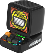 Load image into Gallery viewer, Divoom Ditoo Retro Pixel Art Game Bluetooth Speaker with 16X16 LED App Controlled Front Screen (Black)