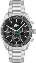 Load image into Gallery viewer, Lacoste Boston Men's Chronograph Watch, Stainless Steel Wristwatch, Water Resistant up to 5 ATM/50 Meters, Classic Watch for Men, 42mm