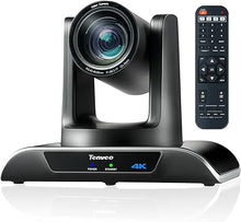 Load image into Gallery viewer, Tenveo UHD 4K PTZ Conference Room Camera 12X Optical Zoom USB3.0/HDMI Wide View Angle, 4K PTZ Camera for Video Conference Church Services Worship Events,Skype/Zoom/OBS/YouTube Live Streaming