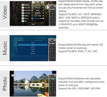 Load image into Gallery viewer, 4K@60hz MP4 Media Player Support 8TB HDD/ 256G USB Drive/SD Card with HDMI/AV Out for HDTV/PPT MKV AVI MP4 H.265-Support Advertising Subtitles/Timing, Networkable, Mouse&Keyboard Control