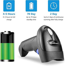 Load image into Gallery viewer, Wireless QR Code Scanners Readers for Computers, NetumScan 1D 2D Automatic Handhold USB Barcode Scanner for Store, Warehouse POS