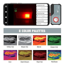Load image into Gallery viewer, 256X192 IR Resolution Hti HT-203U Thermal Camera for Android Phone - Vanadium Oxide Uncooled Infrared Focal Plane, Fully Adjustable, 8 Color Palettes, Temp Alarm, Camera & Video, No Recharge Needed