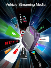 Load image into Gallery viewer, Wireless Carplay AI Box 5.0, Wireless Carplay Adapter Android 13.0 QCM 6125 8-Core 8+128GB, Exclusively for OEM Wired CarPlay Cars, Enjoy Online Streaming from YouTube, Netflix, Google Store! Purple