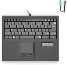 Load image into Gallery viewer, E-SDS Wired Machine Keyboard with Touchpad Portable Compact - PS/2 Interface