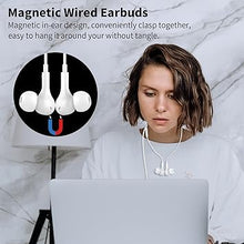 Load image into Gallery viewer, APETOO 3.5mm Headphones Magnetic in-Ear Earphones Wired Earbuds with Microphone Volume Control HiFi Stereo Noise Canceling for iPhone, Samsung, Computer, Laptop, MP3/MP4, Android, Kids, School Student