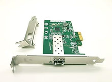 Load image into Gallery viewer, 1.25Gb PCIe x1 Converged Ethernet Network Card, Single SFP Port LAN Card Gigabit NIC with Intel I210-AS Chipset Server Support Windows Server/Windows/Linux/Vmware ESXI…