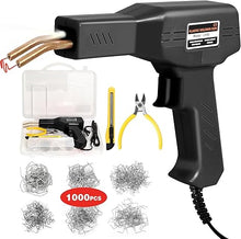 Load image into Gallery viewer, ATOLS Plastic Welder, 1000PCS Staples, Plastic Welding Kit, Hot Stapler Kit, Plastic Welder Gun Kit, Car Bumper Repair Kit, Plastic Repair Kit (Corded, Black)
