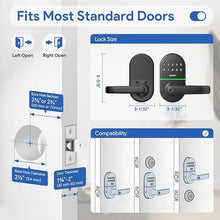 Load image into Gallery viewer, Smart Keypad Door Lock with Handle: Keyless Entry Door Lock for Front Door - Electronic Digital Door Lock- Code Door Lock - Easy Installation