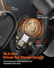 Load image into Gallery viewer, truefree O1 Open Ear Headphones Bluetooth 5.3 Wireless Open Ear Earbuds with 16.2mm Driver, Immersive Stereo Sound, Noise-Cancellation Mic for Clear Calls, 45H Playtime, for Sports Workout,White