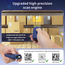 Load image into Gallery viewer, NETUM Bluetooth 2D Barcode Scanner, 3-in-1 Small Portable QR Bar Code Reader Automatic Wireless Gun Scan Back Clip Work with Tablet iOS Android Windows MacOS for Warehouse Inventory POS (2D - E950)