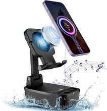 Load image into Gallery viewer, comiso Gifts for Men Women,Birthday Gifts,IPX7 Waterproof Cell Phone Stand with Bluetooth Speaker,Anti-Slip Design Shower Phone Speaker with HD Stereo Sound, Compatible for Any Smartphone/Tablet