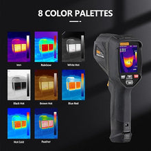 Load image into Gallery viewer, Thermal Imaging Camera 160 x 120 IR Resolution, 320 * 240 Super Resolution, 25Hz Refresh Rate, Handheld Infrared Thermal Imager 19200 Pixels, IP54, -4°F~1022°F Temperature Range