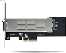 Load image into Gallery viewer, StarTech.com M.2 NVMe SSD to PCIe x4 Mobile Rack/Backplane with Removable Tray for PCI Express Expansion Slot, Tool-Less Installation, PCIe 4.0/3.0 Hot-Swap Drive Bay, Key Lock (M2-Removable-PCIE-N1)