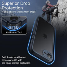 Load image into Gallery viewer, JETech Matte Case for iPhone 16e 6.1-Inch 2025, Shockproof Military Grade Drop Protection, Frosted Translucent Back Phone Cover, Anti-Fingerprint (Storm Blue)