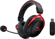 Load image into Gallery viewer, HyperX Cloud II Wireless -Gaming Headset for PC, PS5, PS4, Long Lasting Battery Up to 30 Hours, DTS® Headphone:X®Spatial Audio, Memory Foam, Detachable Noise Cancelling Microphone with Mic Monitoring
